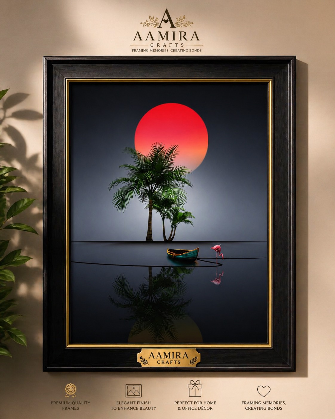 Luxury Nature Wall Frame – Premium Landscape Wall Art in Dubai | Aamera Crafts - Image 3