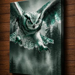 Premium Floating Frame Canvas Painting – Luxury Mountain Landscape Wall Art in Dubai | Aamera Crafts - Image 2