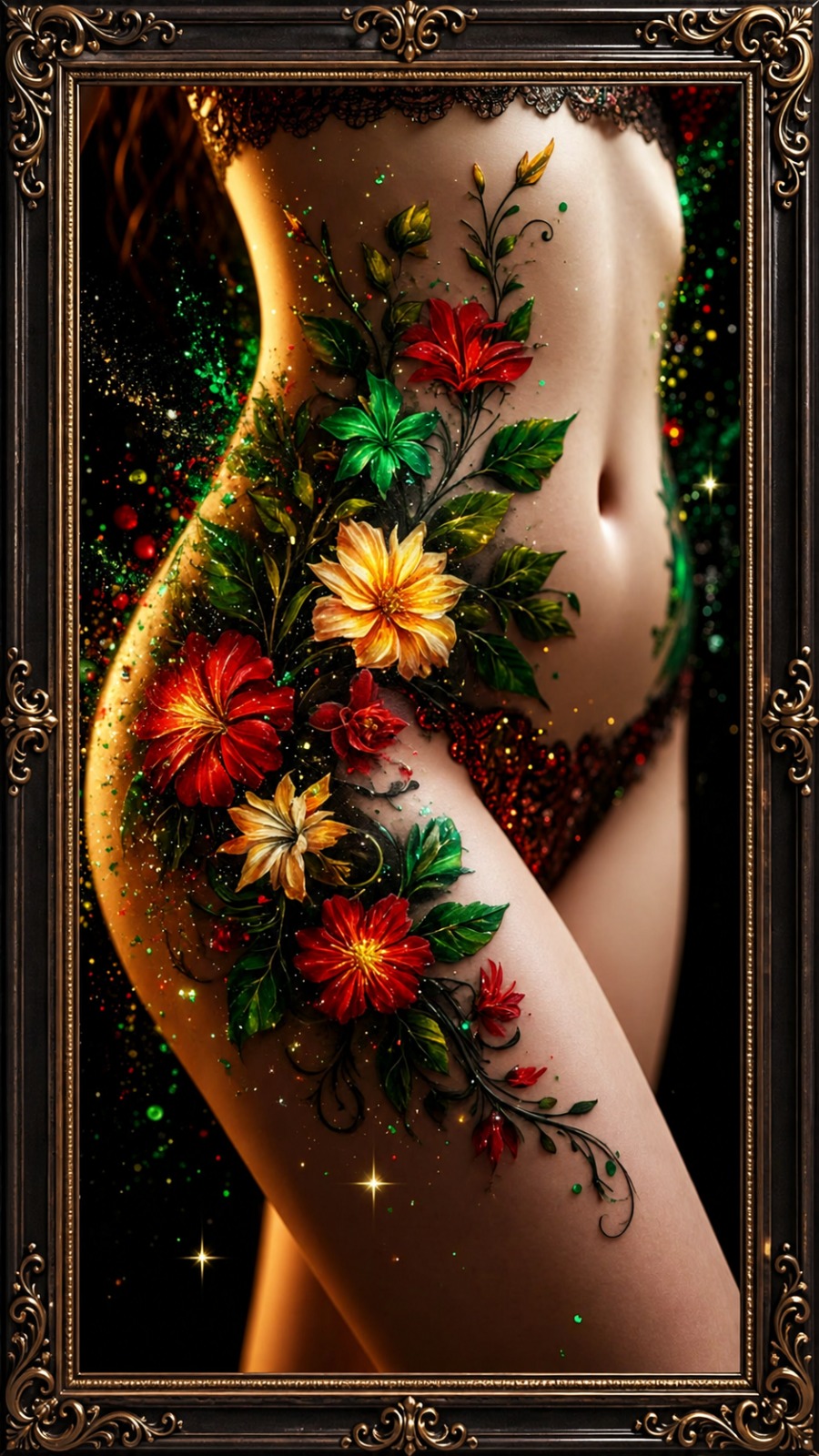 Fantasy Dragon Gothic Wall Art Frame – Luxury Anime Style Wall Décor in Dubai | Aamera Crafts - Image 4