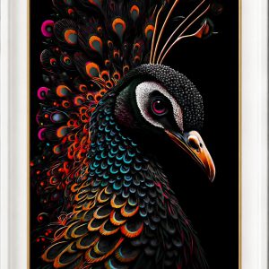 Luxury Golden Abstract Wall Frame – Premium Modern Art Décor in Dubai | Aamera Crafts - Image 3