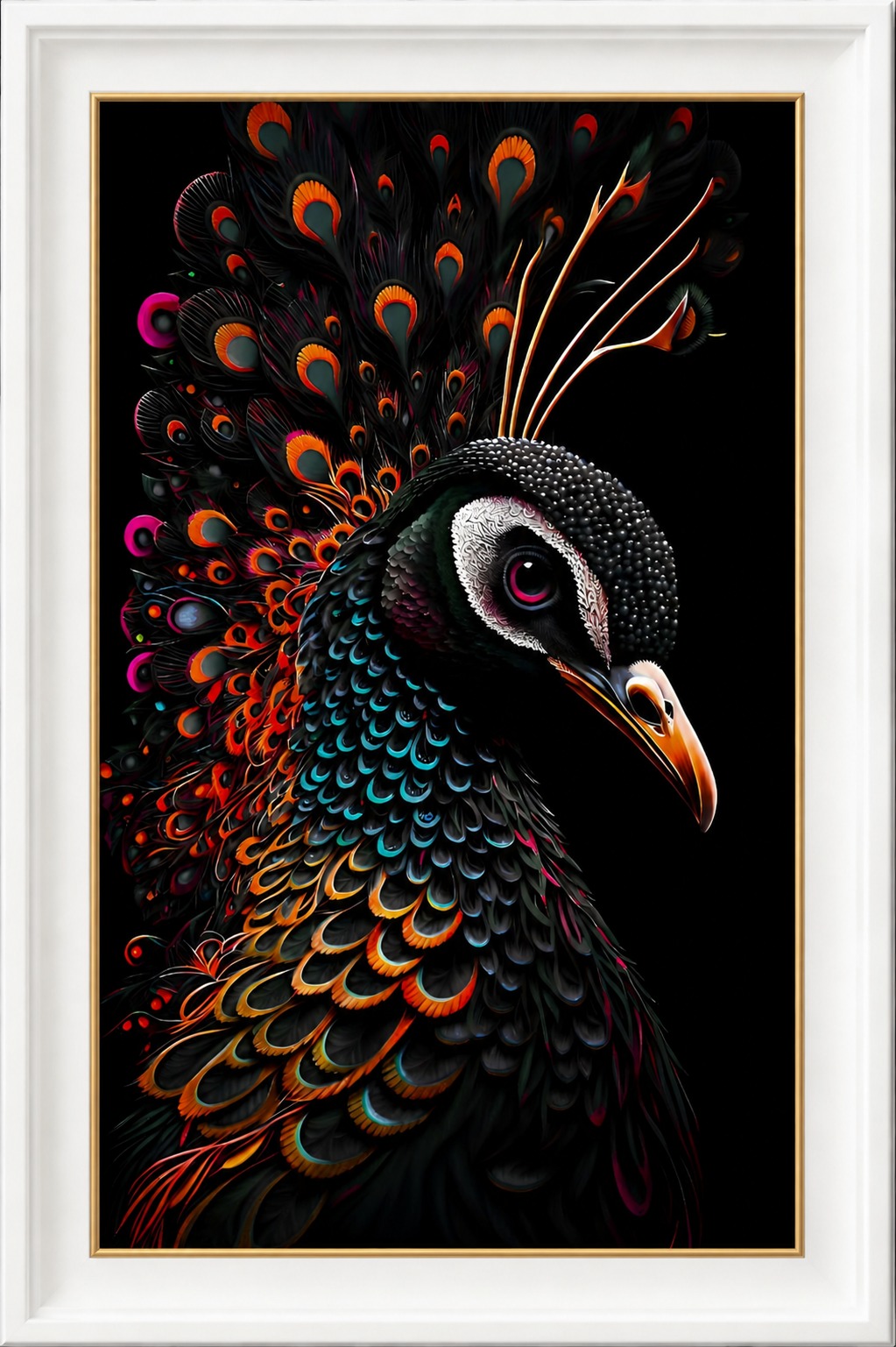 Luxury Golden Abstract Wall Frame – Premium Modern Art Décor in Dubai | Aamera Crafts - Image 3