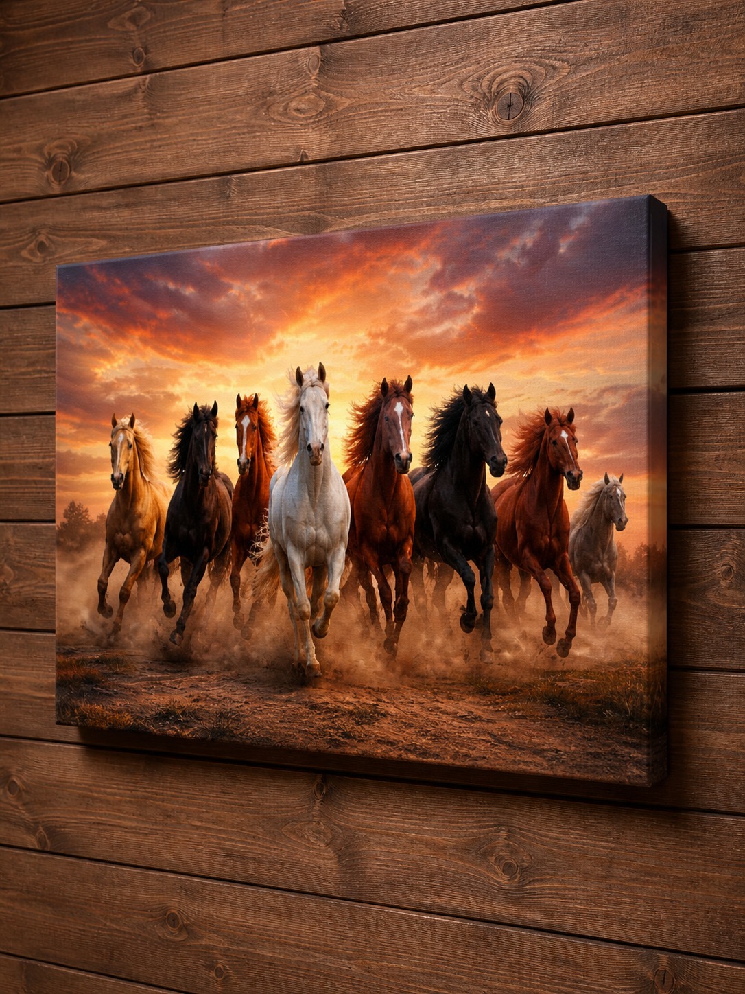 Premium Floating Frame Canvas Painting – Luxury Mountain Landscape Wall Art in Dubai | Aamera Crafts - Image 11