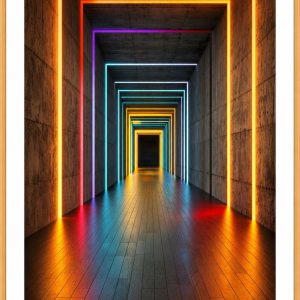 Luxury Abstract Fashion Wall Art Frame – Modern Artistic Portrait Décor in Dubai | Aamera Crafts - Image 2