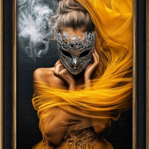 Romantic Couple Wall Art Frame – Luxury Love Portrait Décor in Dubai | Aamera Crafts - Image 3