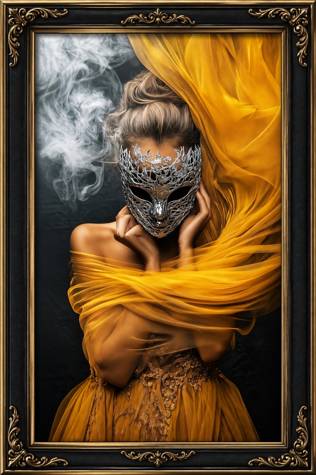 Romantic Couple Wall Art Frame – Luxury Love Portrait Décor in Dubai | Aamera Crafts - Image 3
