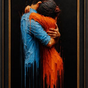Romantic Couple Wall Art Frame – Luxury Love Portrait Décor in Dubai | Aamera Crafts - Image 4