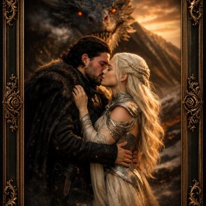 Romantic Couple Wall Art Frame – Luxury Love Portrait Décor in Dubai | Aamera Crafts - Image 5