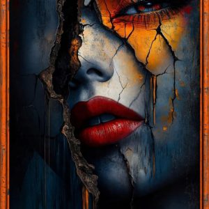 Luxury Abstract Fashion Wall Art Frame – Modern Artistic Portrait Décor in Dubai | Aamera Crafts - Image 4