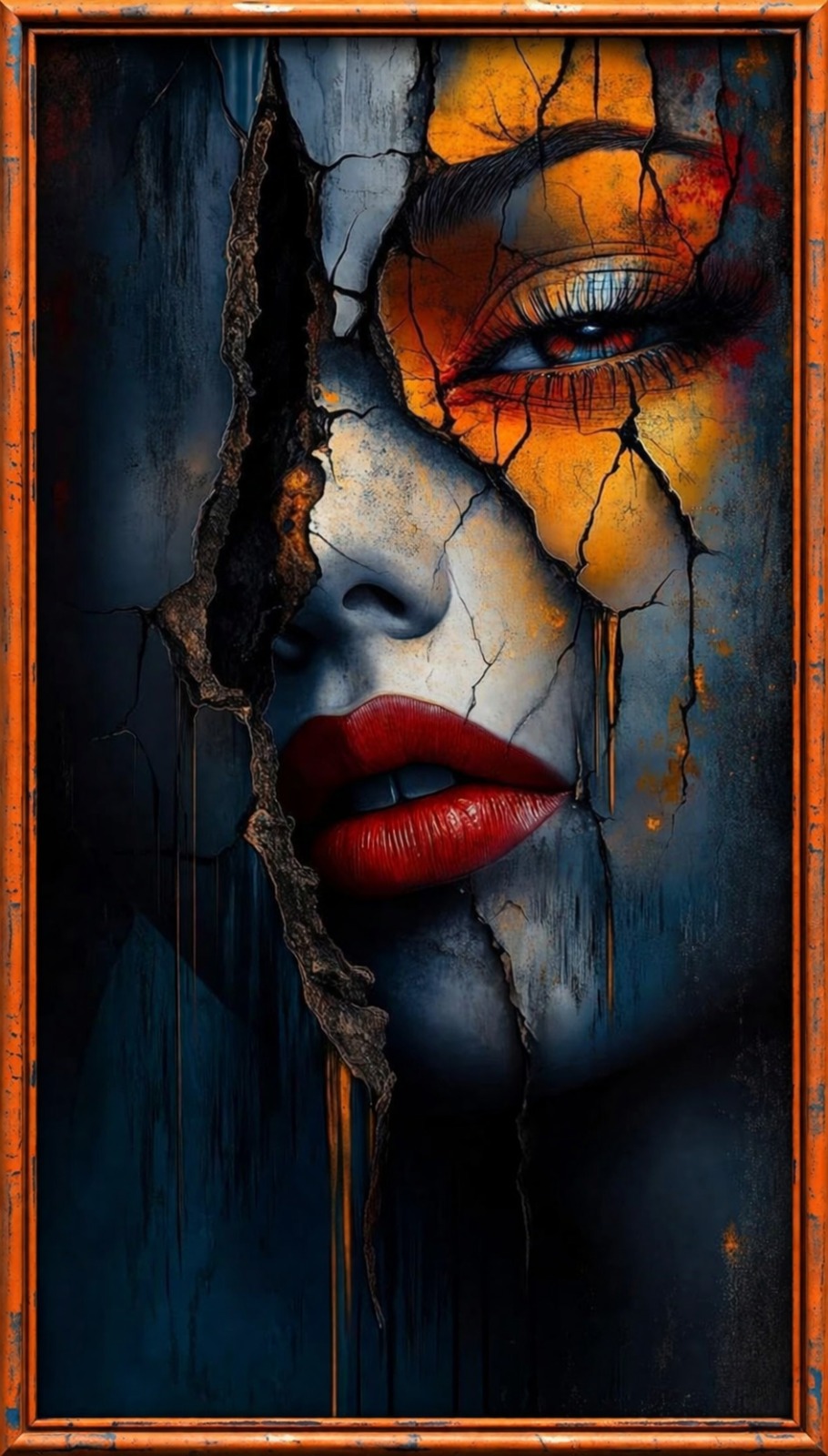 Luxury Abstract Fashion Wall Art Frame – Modern Artistic Portrait Décor in Dubai | Aamera Crafts - Image 4