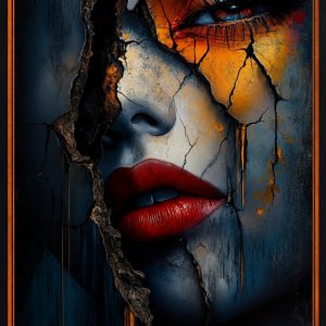 Luxury Abstract Fashion Wall Art Frame – Modern Artistic Portrait Décor in Dubai | Aamera Crafts - Image 6