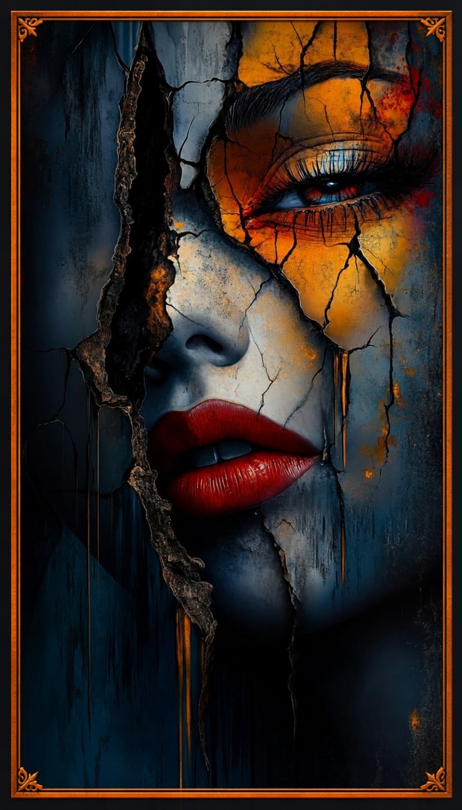 Luxury Abstract Fashion Wall Art Frame – Modern Artistic Portrait Décor in Dubai | Aamera Crafts - Image 6